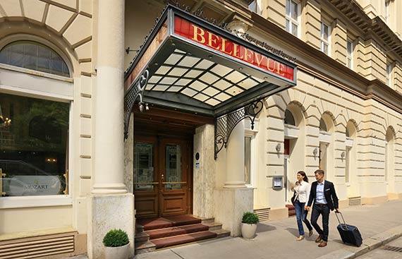 Hotel Bellevue im Zentrum von Wien