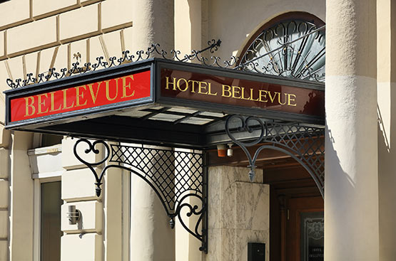 Über das Hotel Bellevue in Wien